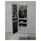 Mirrored Jewelry Box W/Various Jewelry S.S. See