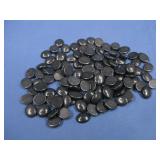 100 Black Onyx Cabochons 10x12mm