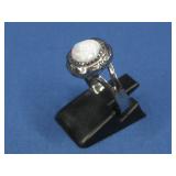 S.S. Vtg N/A Hallmarked Opal Ring