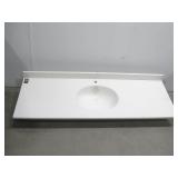 Swanstone Bathroom Vanity Sink 61' x 22' See