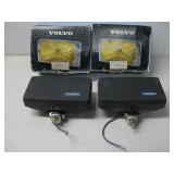 Vtg Two NOS Volvo Fog Lamps