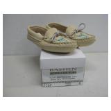 Bastien Beaded Moccasin Shoes Sz 8