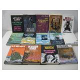 Fourteen Assorted Science Fiction Books