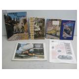 Five Locomotive Books & Stamps