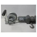 Powered Winch & Manual Curt Hand Winch