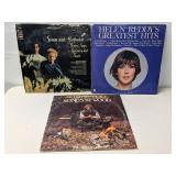 3 Vinyl Records Simon & Garfunkel, Helen Reddy