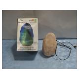 Himalayan Shop Color Changing Salt Lamp Powers On