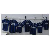 Seven 1980's Style MLB LA Dodgers See