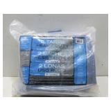 NIP Two Reversible Heavy Duty Tarps 12' x 16'