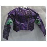 Disney Descendants Mal Faux Leather Jacket Sz 7/8