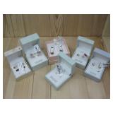 Six Rachel Ashwell Cubic Zirconia Earrings