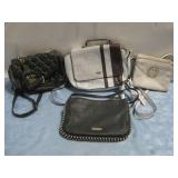 Four Purses, Michael Kors, Guess, & More