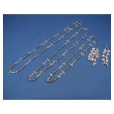 Silver Nickel Navajo Made Bead & Shell See Info