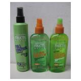 Three Garnier Fructis Hair Products Hair Spray See