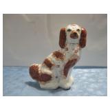 Vtg Staffordshire Seated Red Spaniel Figure See