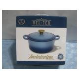 Bel-Fer 3 Quart Cast Iron Dutch Oven W/ Lid