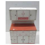 Vtg Wolverine Metal Toy Kitchen 11' x 6' x 15.75'