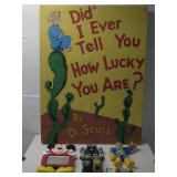Dr.Suess Custom Painting, Assorted Vtg Toys See