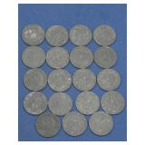 Twenty WWII German Penny Coins