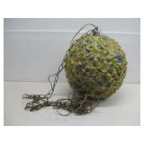 Vtg MCM Spun Lucite Ribbon Speghetti Lamp See