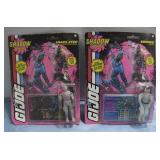 Two GI Joe Shadow Ninja Figures