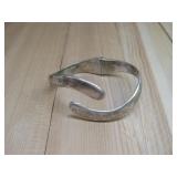 Sterling Silver Clamper Bracelet Hallmarked Texaco
