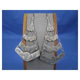 Vtg S.S Elk Creek Mexico Hallmarked Earrings See I