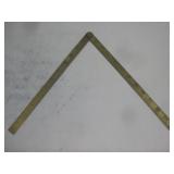 Starrett Brass Folding Ruler