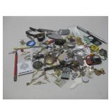 Assorted Collectible Pins, Keychains & More