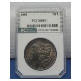1889 PCI Graded Morgan Silver Dollar 90% Silver