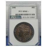 PCI Graded 1896 Morgan Silver Dollar