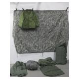 US Army Camoflauge Sleeping Bags, Blankets, Etc.