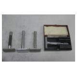 Three Vtg Razors W/Vtg GEM Micromatic Razor See