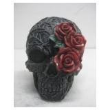 Spirit Halloween Rose Skull Halloween Decoration