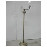 Vtg Brass Floor Lamp 51' See Info