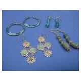Four Assorted Pairs Of Earrings