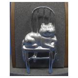 Vtg Cat Brooch Hallmarked JJ
