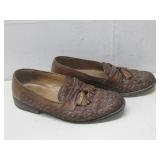Vtg Massimo Emporio Woven Leather Tassel See