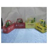 Vtg Coca-Cola Pepsi & Dr Pepper Bottle Carriers