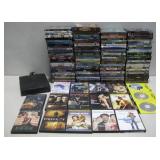Funai Dvd Player W/128 Assorted Dvd Movies See