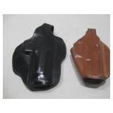 Two Leather Pistol/ Hand Gun Holsters