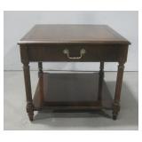 Vtg Gordan's Wooden Side Table W/Drawer See Info