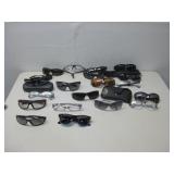 Twenty Pairs Of Sunglasses Assorted Brands W/ Case