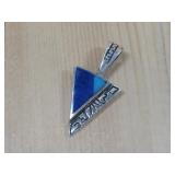 Sterling Silver Lapis Lazuli Pendant See Info