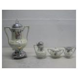 Hand Painted Royal Rochester Electric Tea See Info
