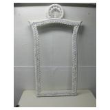 Vtg White Wicker Frame 24' x 43'