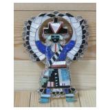 Zuni N.M Eldred Martinez S.S Inlaid Knifewing See: