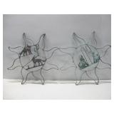 Two SW Style Metal Sun Outdoor Decor
