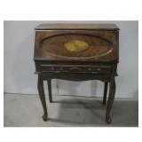 Vtg Secretary Desk Cabriole Legs 32.5' x 42' x 10'