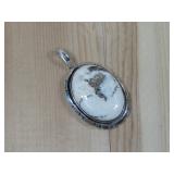Navajo Sterling Silver Pendant See Info